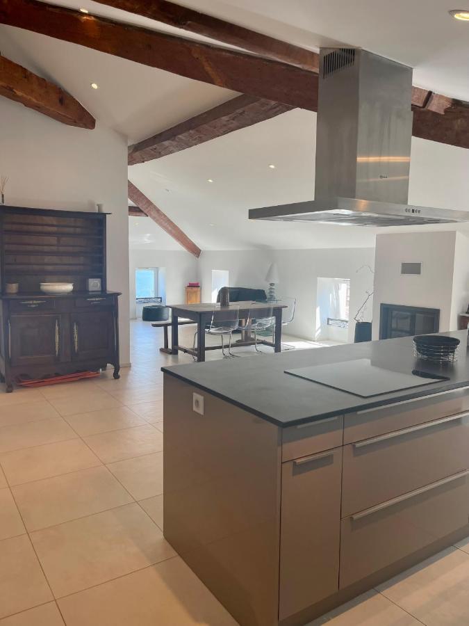 Grand appartement style loft bord de mer Propriano  Eksteriør bilde